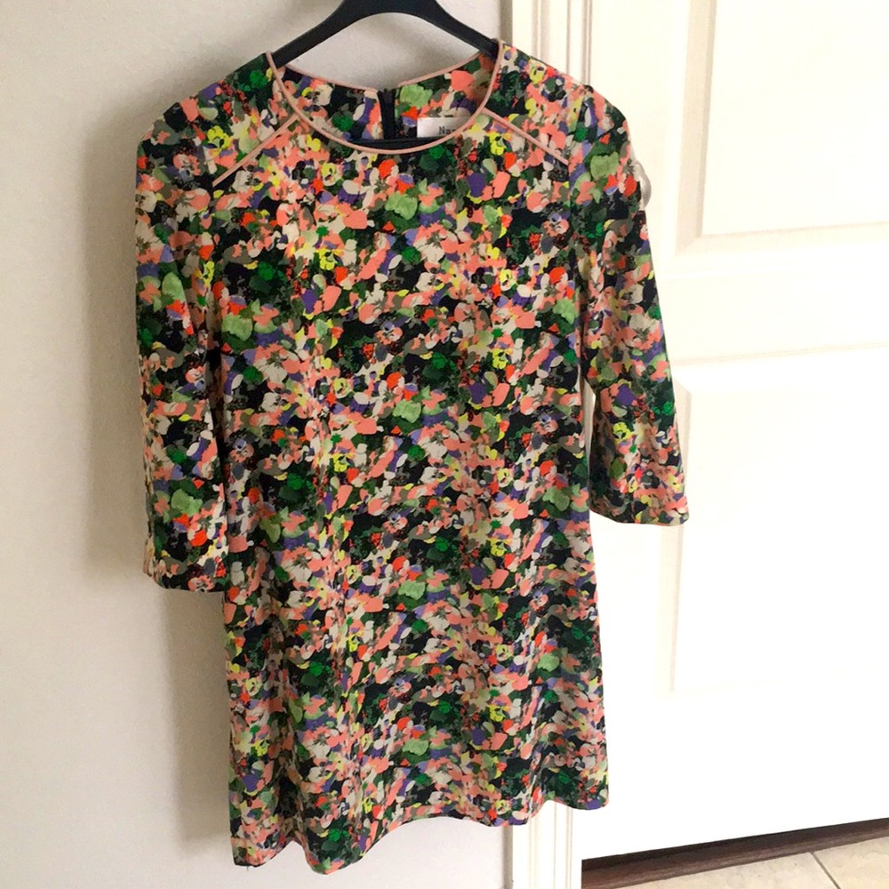 MIDI dress, flower pattern. Like new
